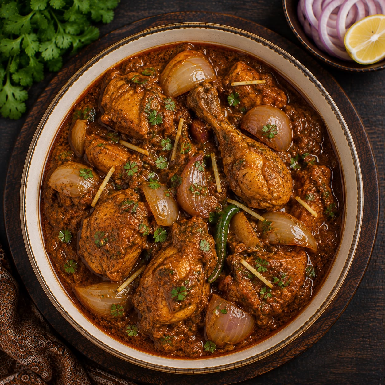 Chicken Do Pyaza